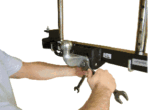 FORD RANGER, Κοτσαδόρος, bumper with step, 01.2012 - (με βίδες) - Image 3