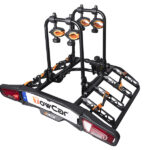 Βάση μεταφοράς 4 ποδηλάτων κοτσαδόρου.